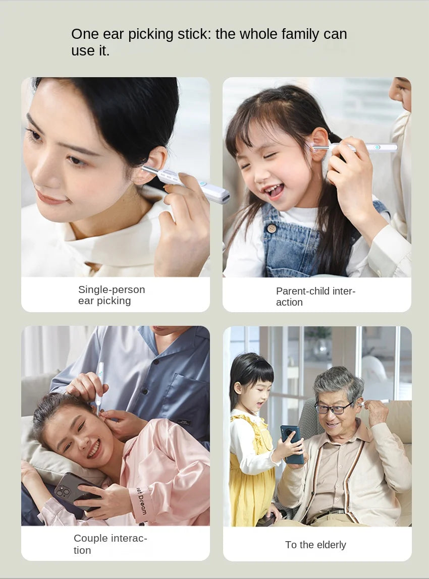 Visual Ear Wax Removal Tool with HD Camera