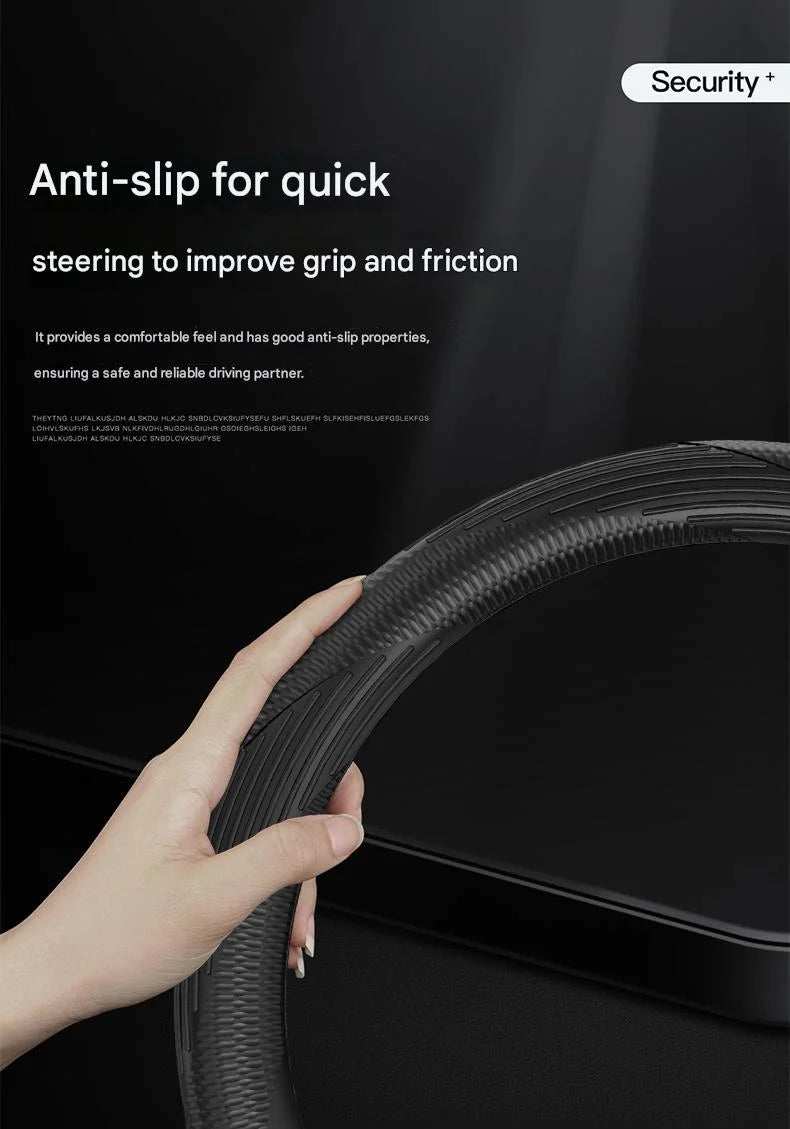 Universal Non-Slip Silicone Steering Wheel Cover - 10