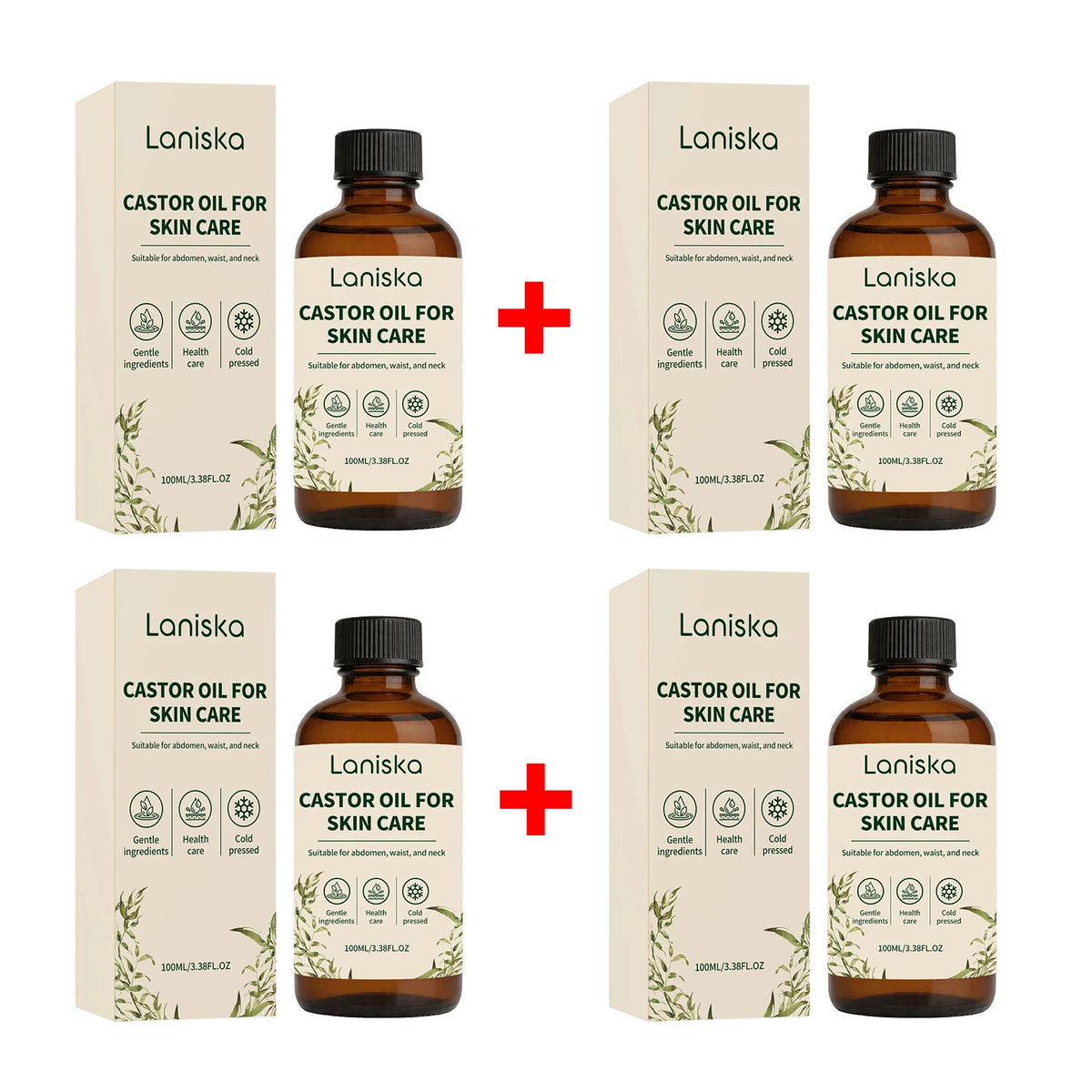 Cold Pressed Castor Oil for Body Hydration and Skin Elasticity