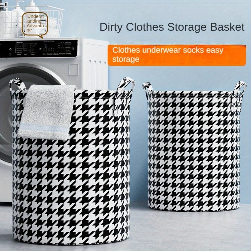 Collapsible Fabric Laundry and Storage Basket
