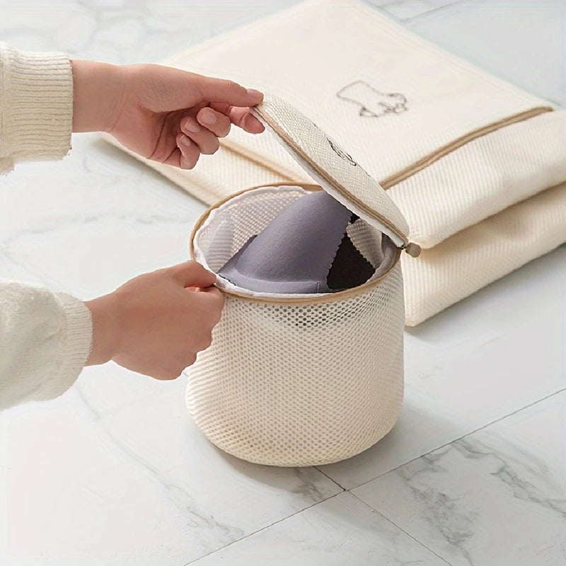 Double Layer Bra Laundry Bag Protective Mesh Washing Bag for Delicates