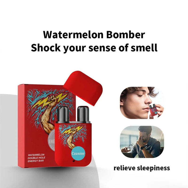Double-Hole Refreshing Nasal Aromatherapy Energy Stick - 4
