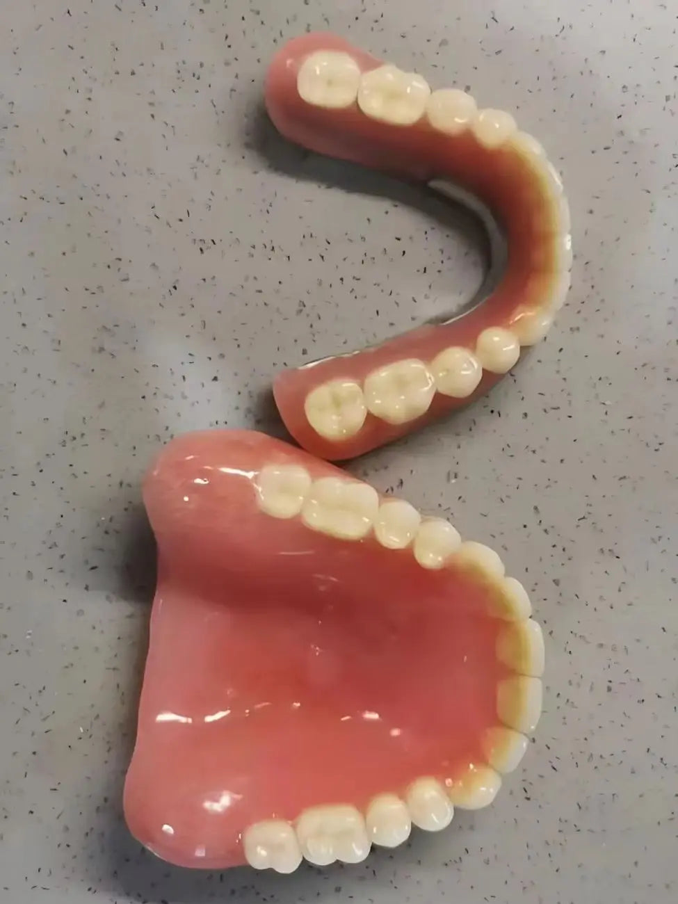 Instant Smile Silicone Upper and Lower Denture Set - 1