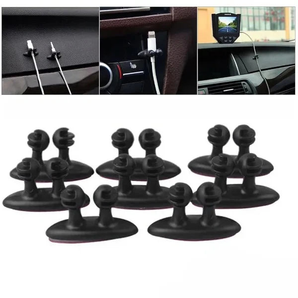 Car Dashboard Cable Organizer Clips - 4