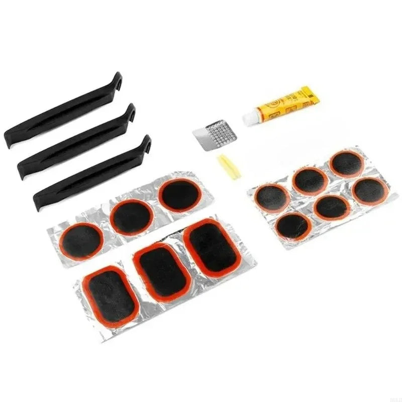 Portable Bicycle Tire Repair Kit for Quick Puncture Fixes - 21