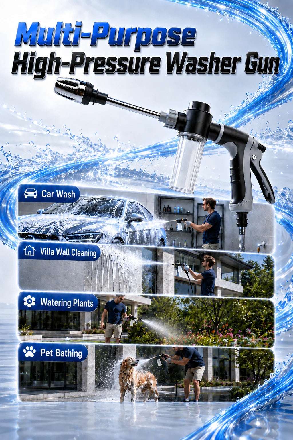 High-Pressure Foam Car Wash Sprayer Nozzle - 15