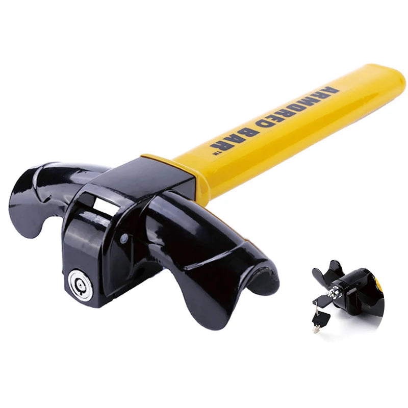 Heavy-Duty Universal Car Steering Wheel Anti-Theft Security Lock