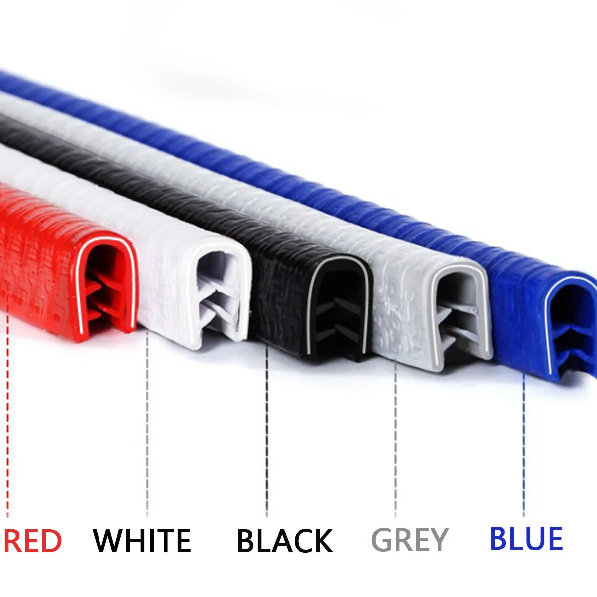 Protective Car Door Anti-Collision Rubber Seal Strip - 6