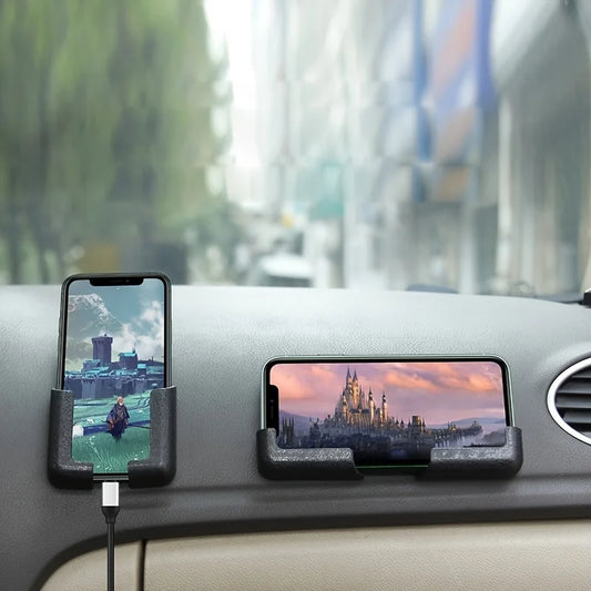 Multipurpose Adhesive Wall and Car Phone Mount Stand
