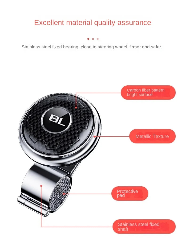 Universal Steering Wheel Spinner Knob Booster - 15
