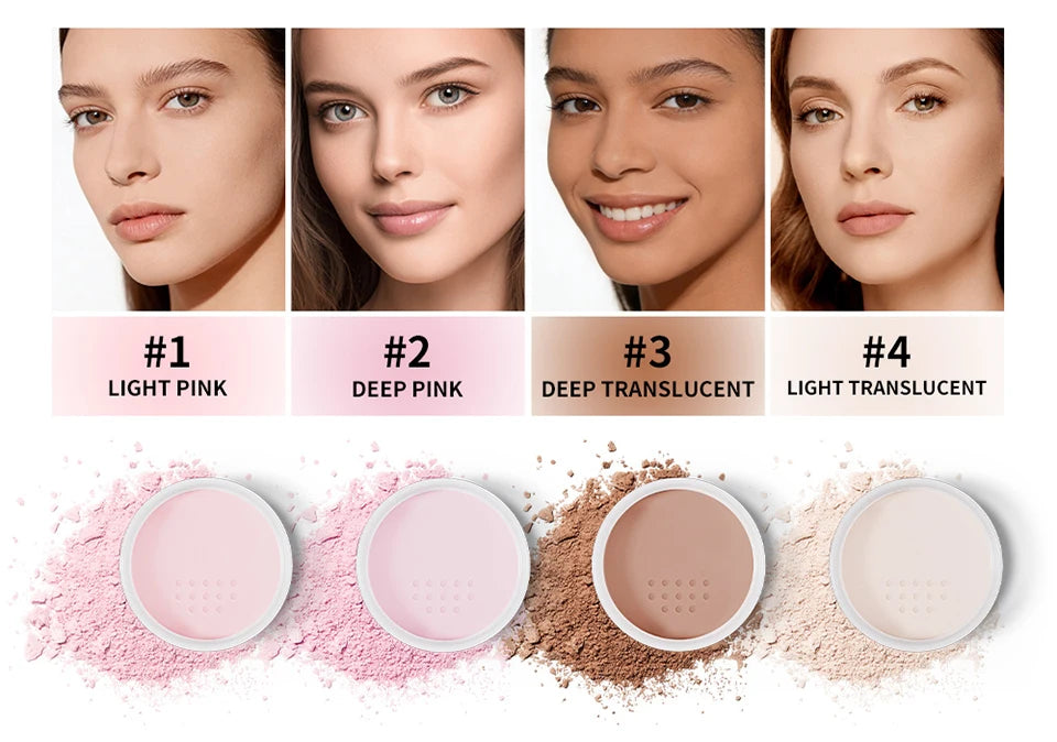 Oil-Control Matte Setting Loose Powder for Long-Lasting Makeup