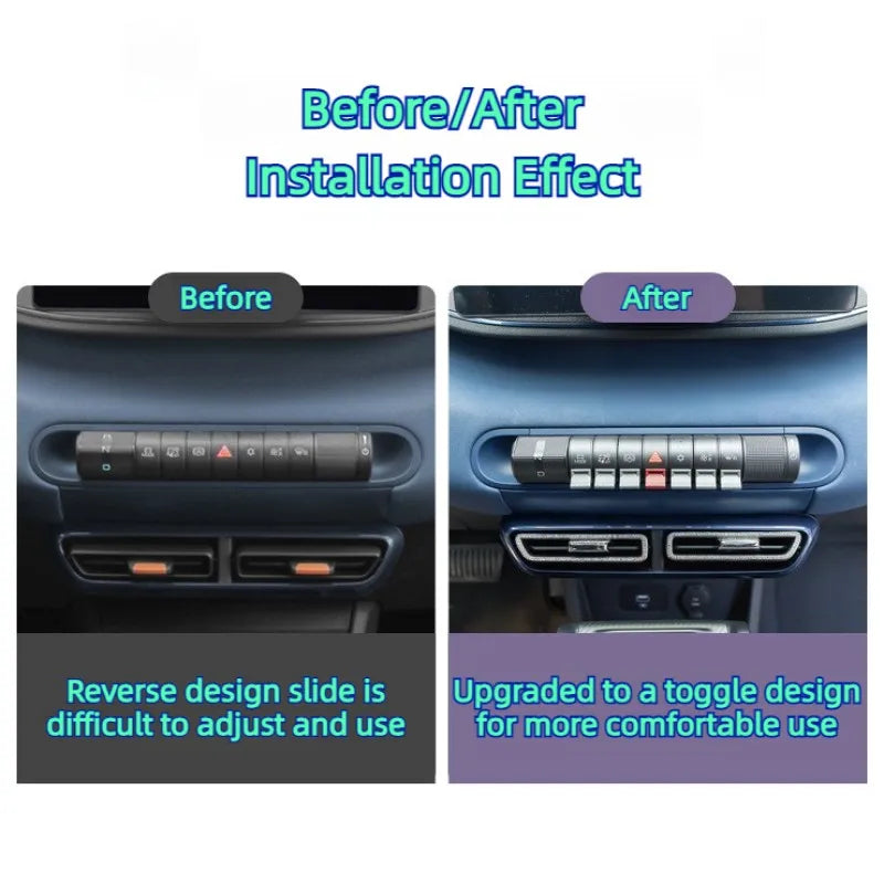 Dashboard Button Cover Trim for Dolphin and Seagull