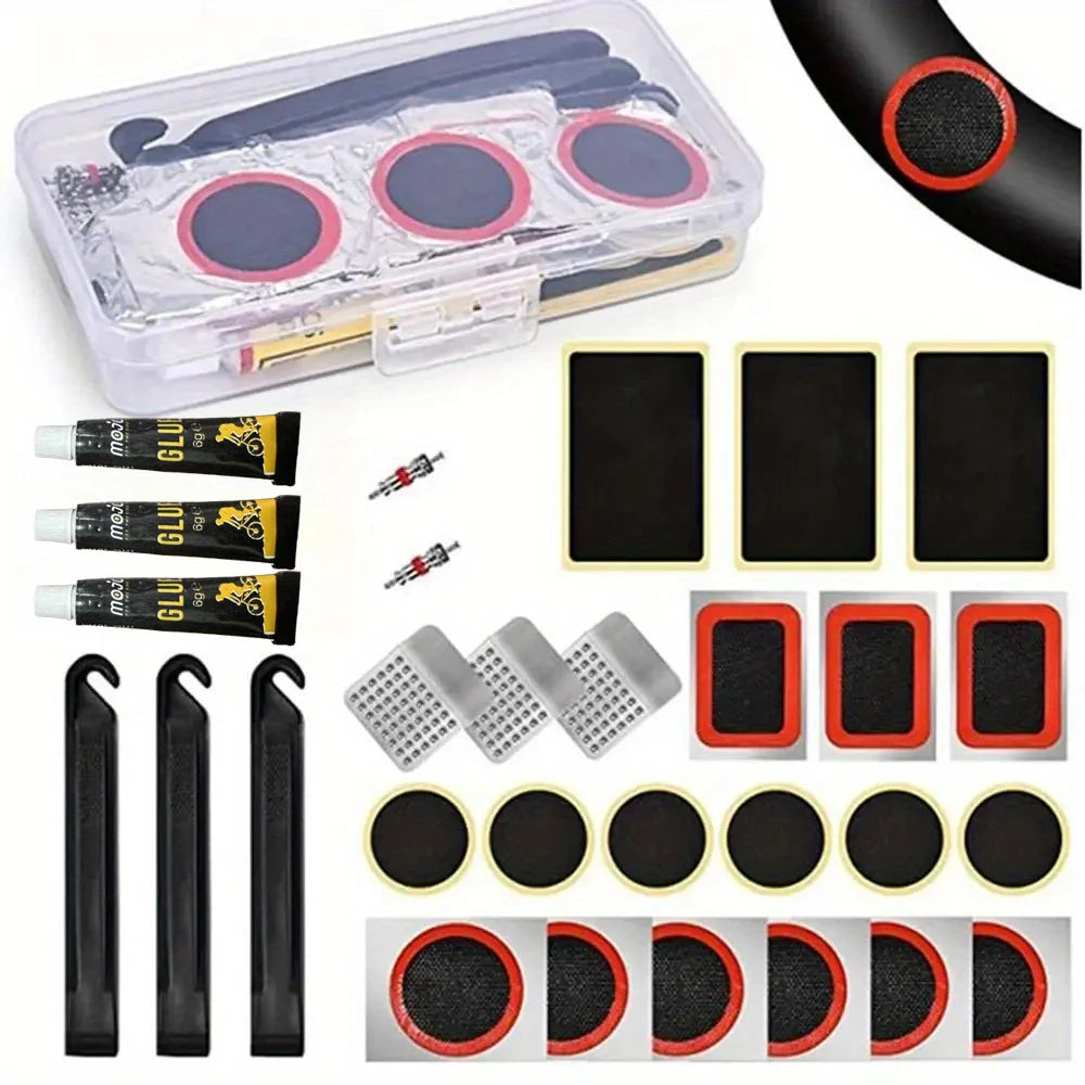 Emergency Bike Tire Repair Kit for Road and Mountain Bikes - 1
