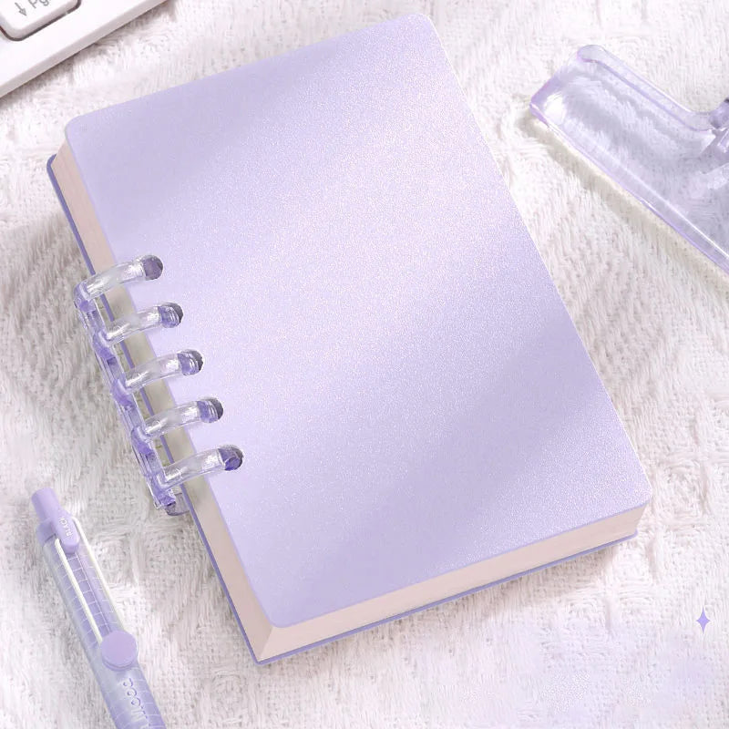 A7 Refillable Loose Leaf Binder Notebook with 5-Ring Cover - 13