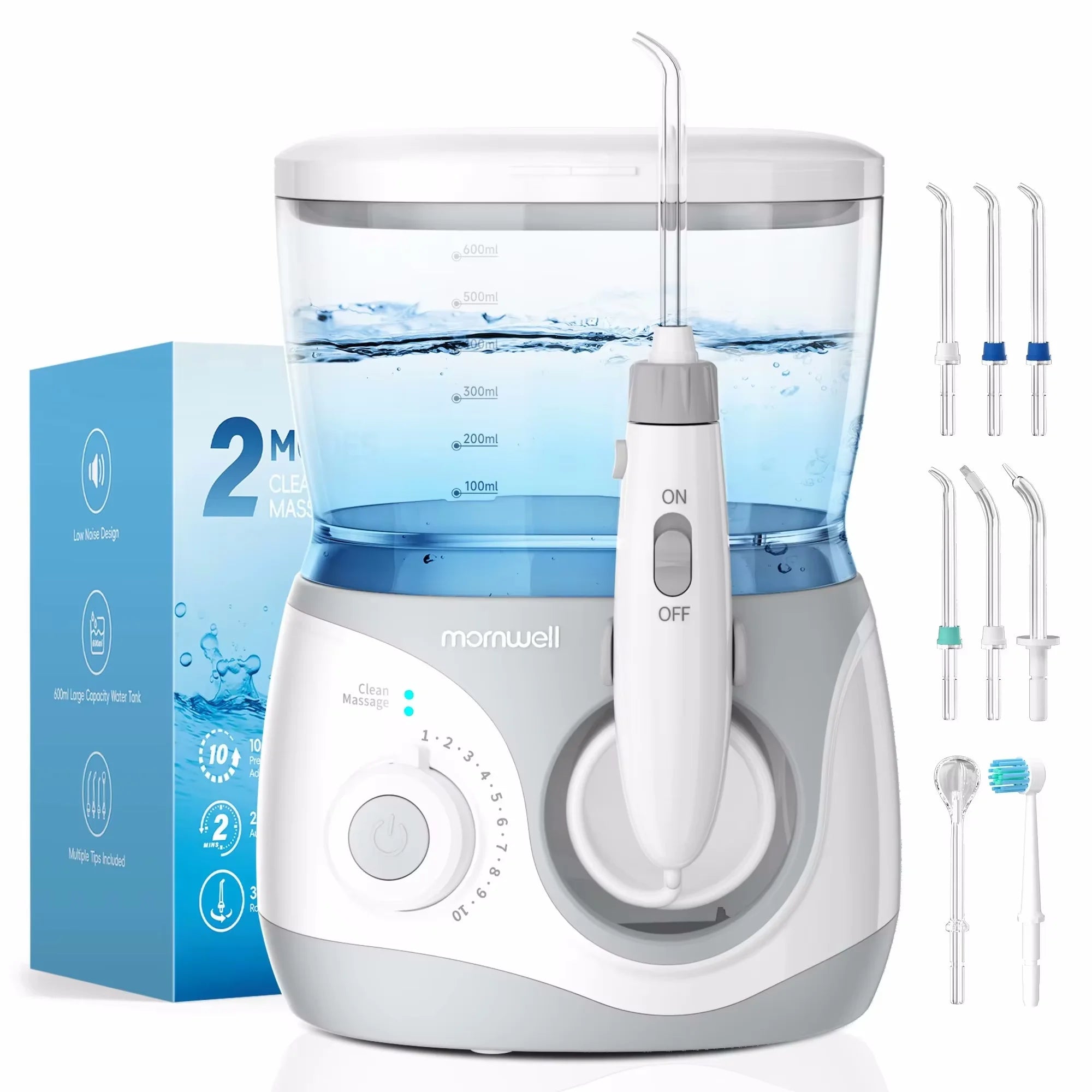 Electric Water Flosser with 8 Nozzles for Deep Oral Cleaning - 18