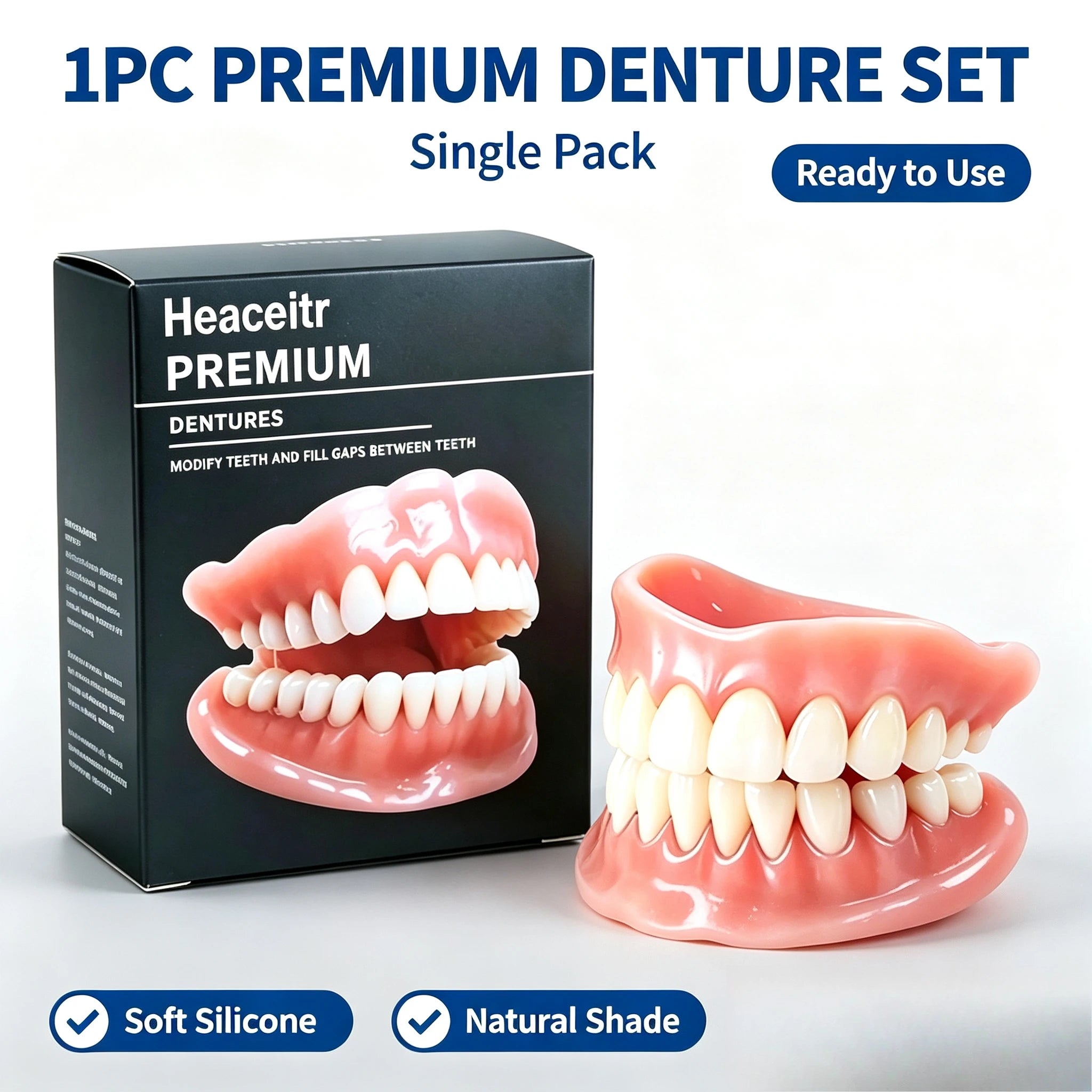 Custom Fit Boil and Shape Comfort Dentures - 8