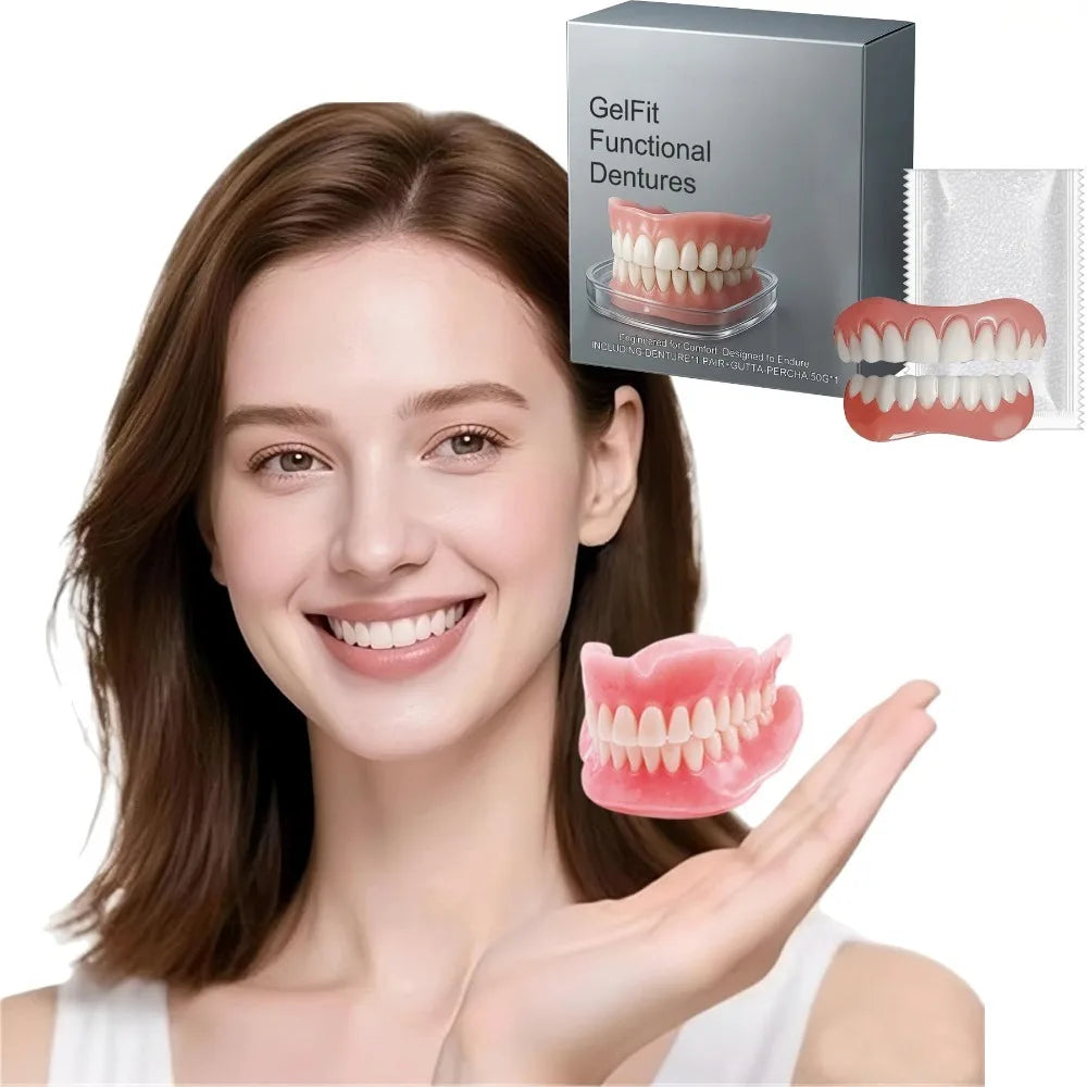 Comfortable Silicone Temporary Denture Set for Natural Smile - 6