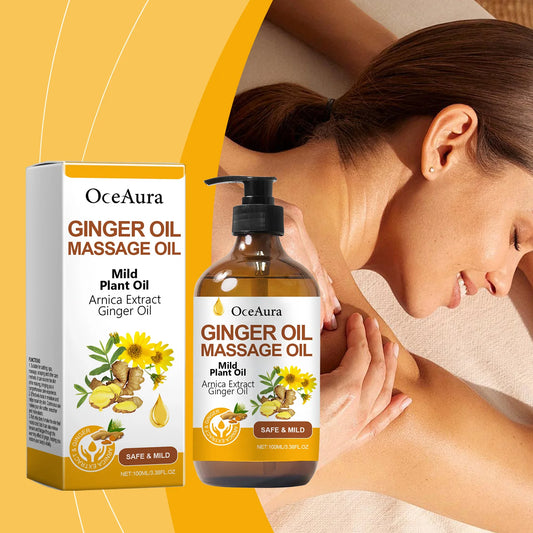 Ginger Essential Oil for Muscle Relief and Skin Hydration