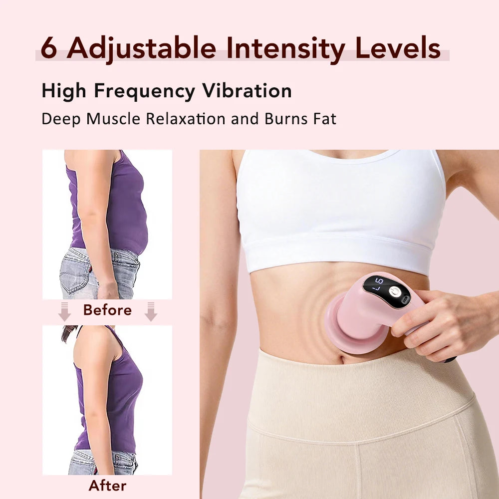Electric Handheld Body Slimming and Anti-Cellulite Massage Device