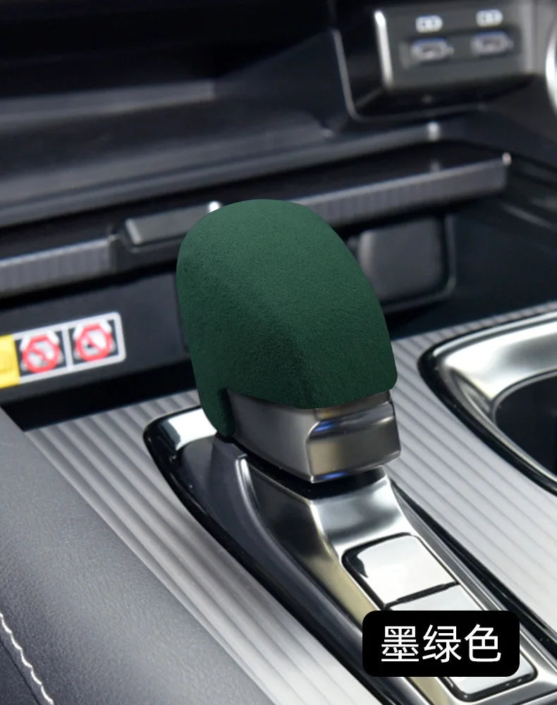 Suede Gear Shift Knob Cover for Lexus NX RX LM - 15