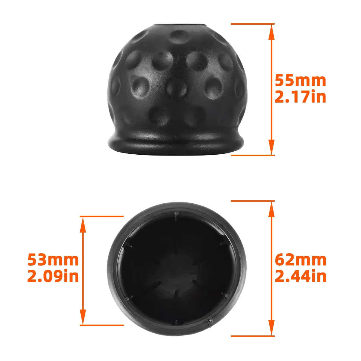 Universal Protective Trailer Hitch Ball Cover