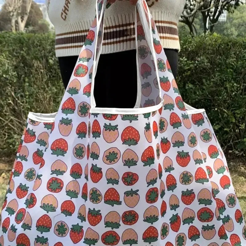 Large Foldable Reusable Grocery Shopping Bag