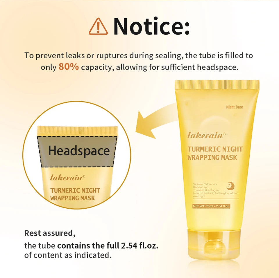 Turmeric Kojic Acid Overnight Peel-Off Firming Face Mask