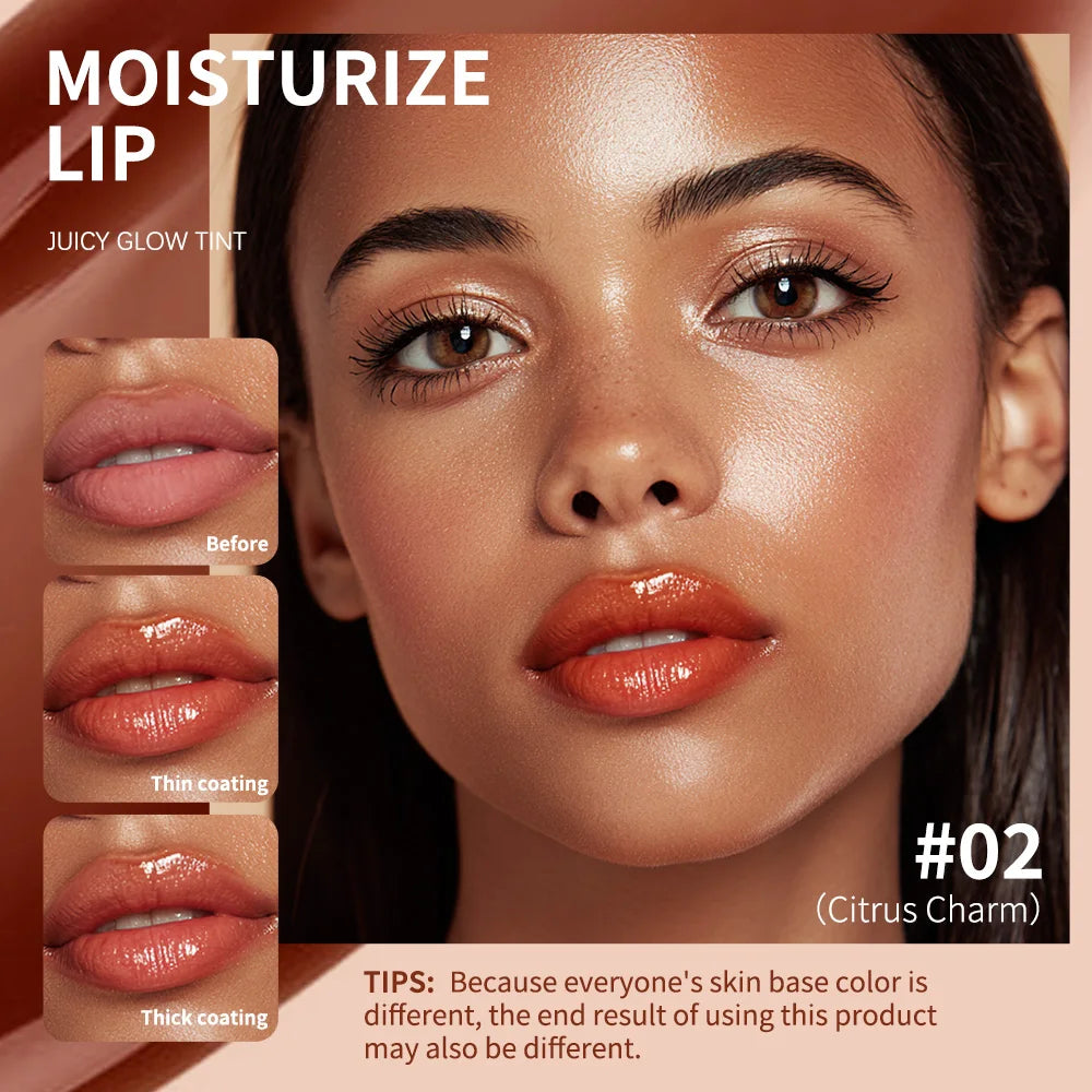 Mirror Shine Hydrating Lip Tint for Long-Lasting Plump Glow - 4