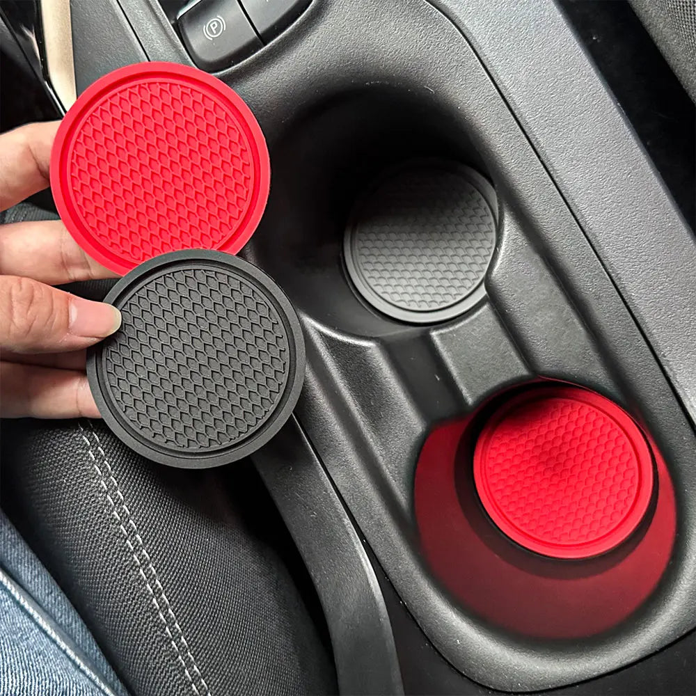 Anti-Slip Silicone Car Cup Holder Coasters