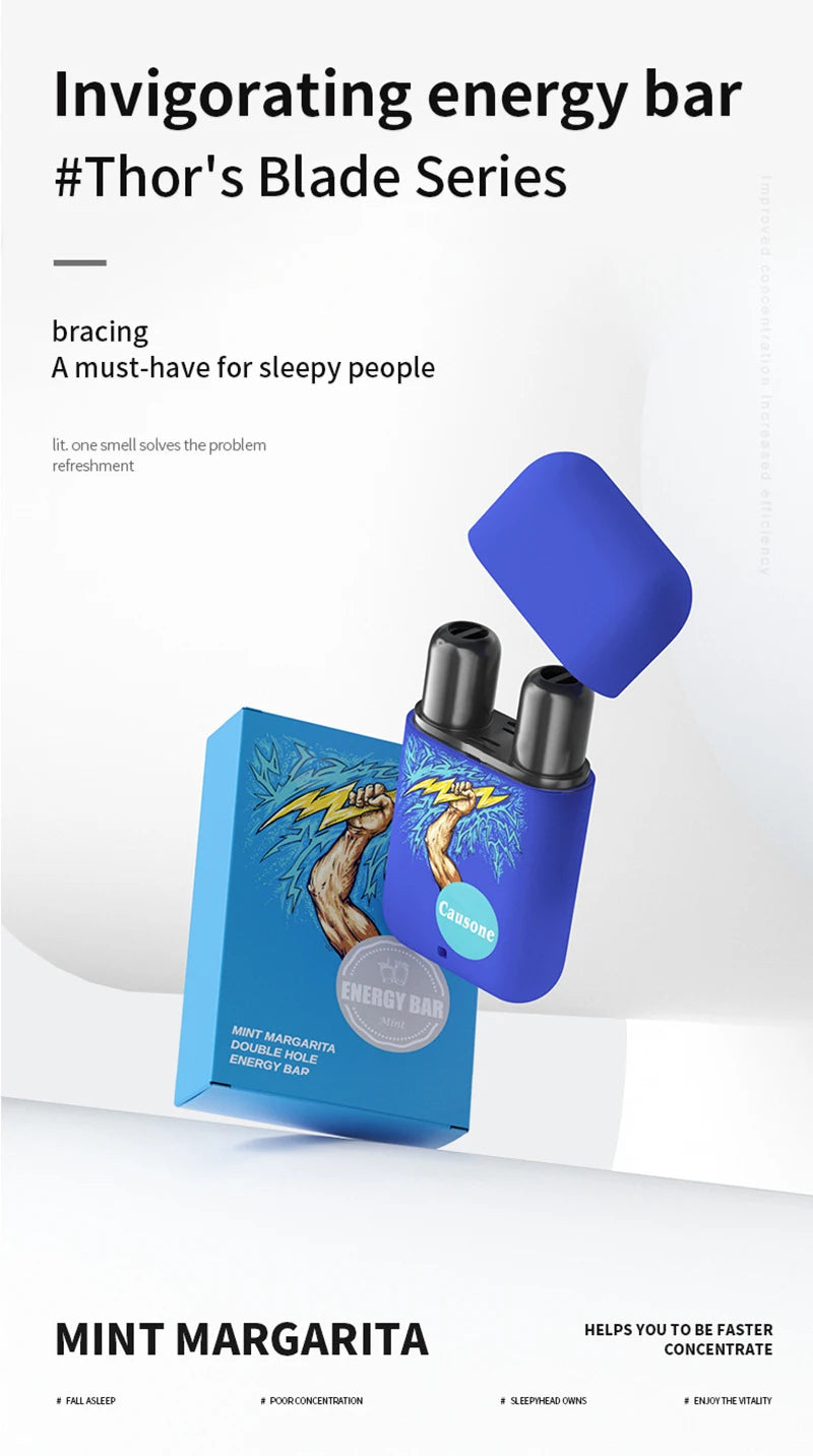 Double-Hole Refreshing Nasal Aromatherapy Energy Stick