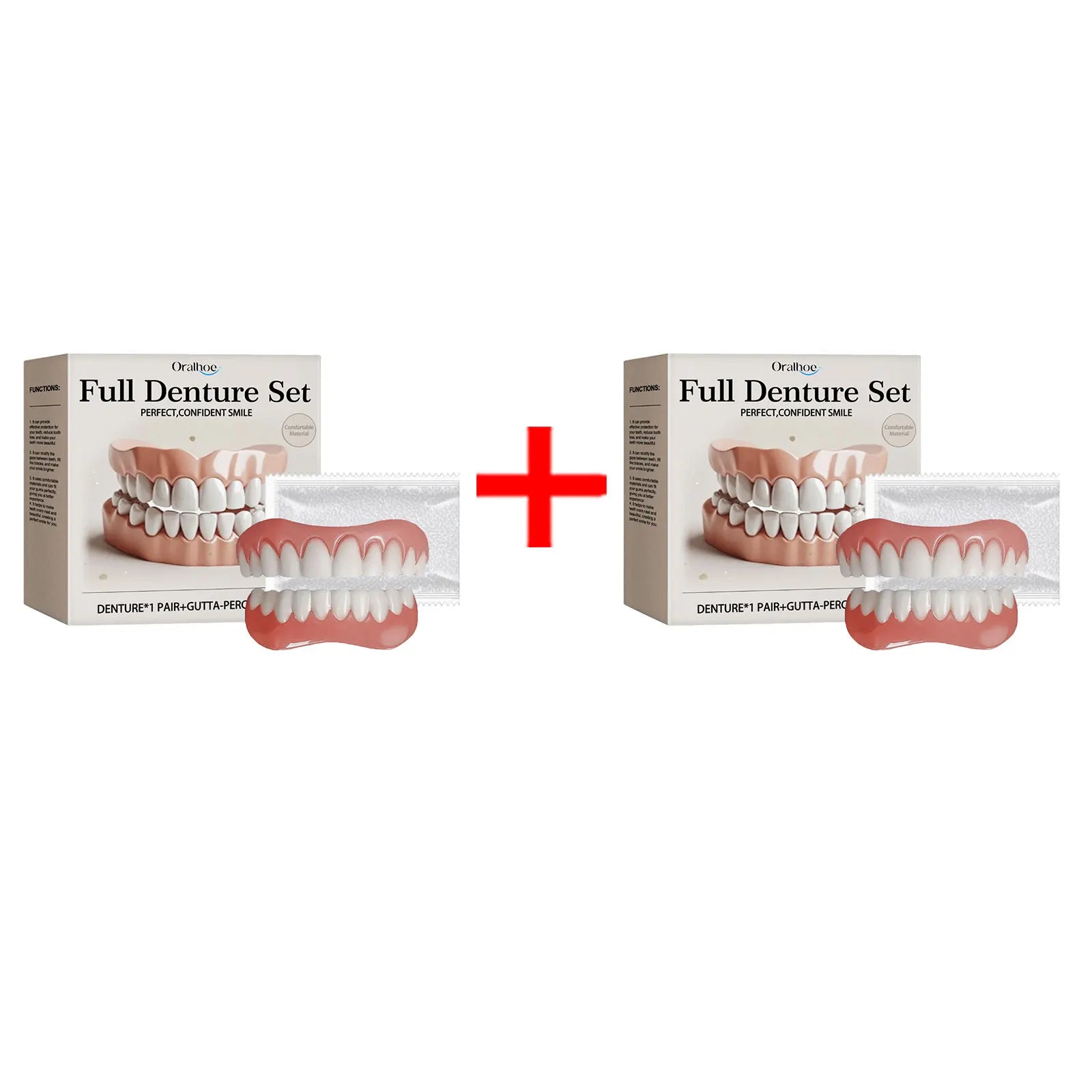Comfortable Silicone Cosmetic Dentures for Instant Smile Restoration - 19