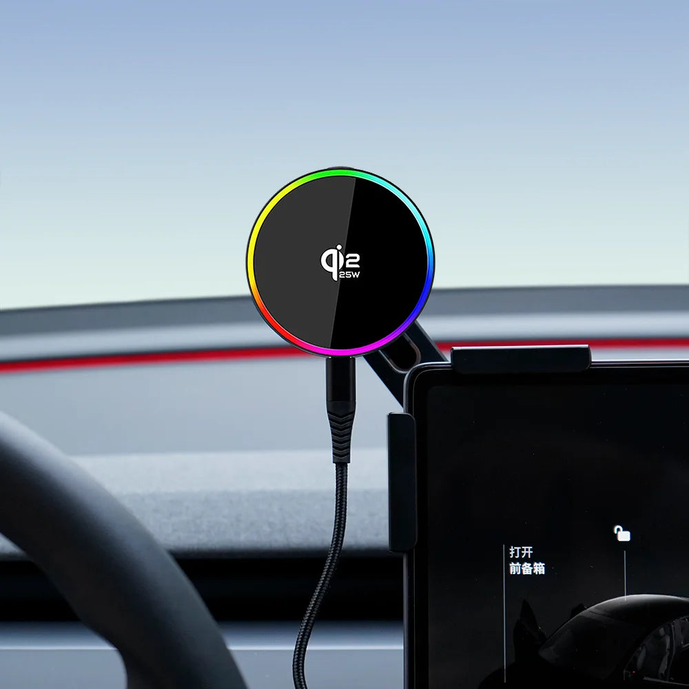 Magnetic Wireless Car Charger Mount for Tesla Screen