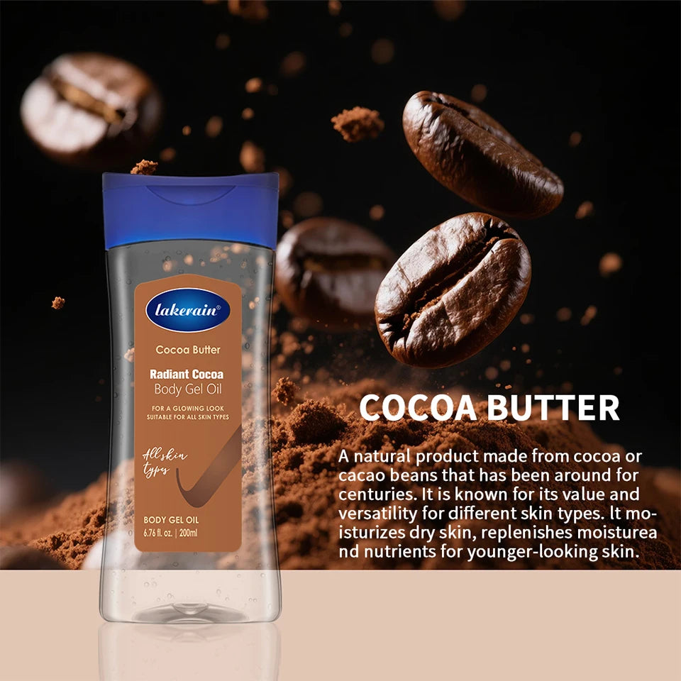 Cocoa Butter Body Gel Oil for Radiant Glowing Skin