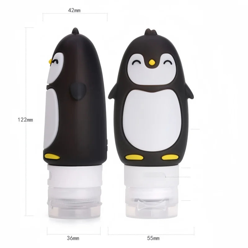 Cartoon Penguin Travel Bottle for Toiletries
