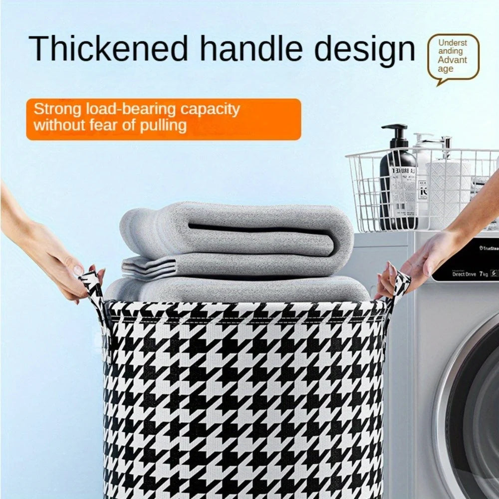 Collapsible Fabric Laundry and Storage Basket - 3