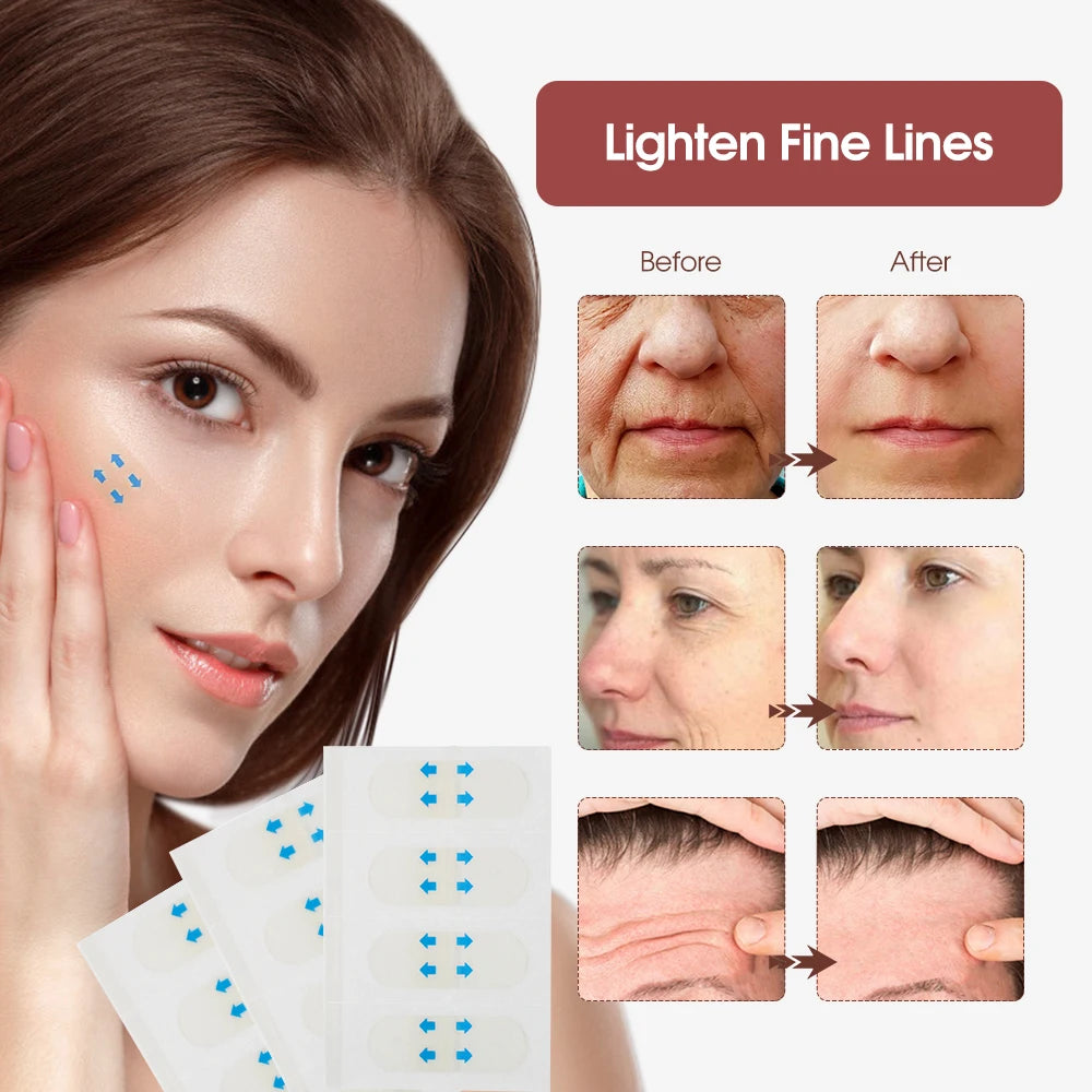 Invisible V-Shape Face Lifting Patches for Sagging Skin