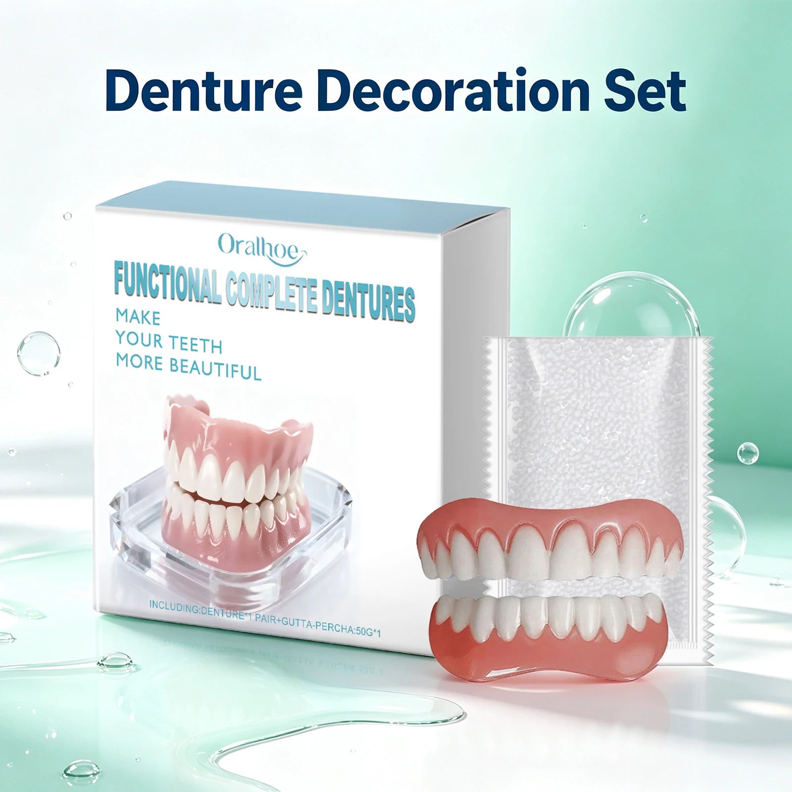 Cosmetic Denture Set for Instant Smile Enhancement - 1