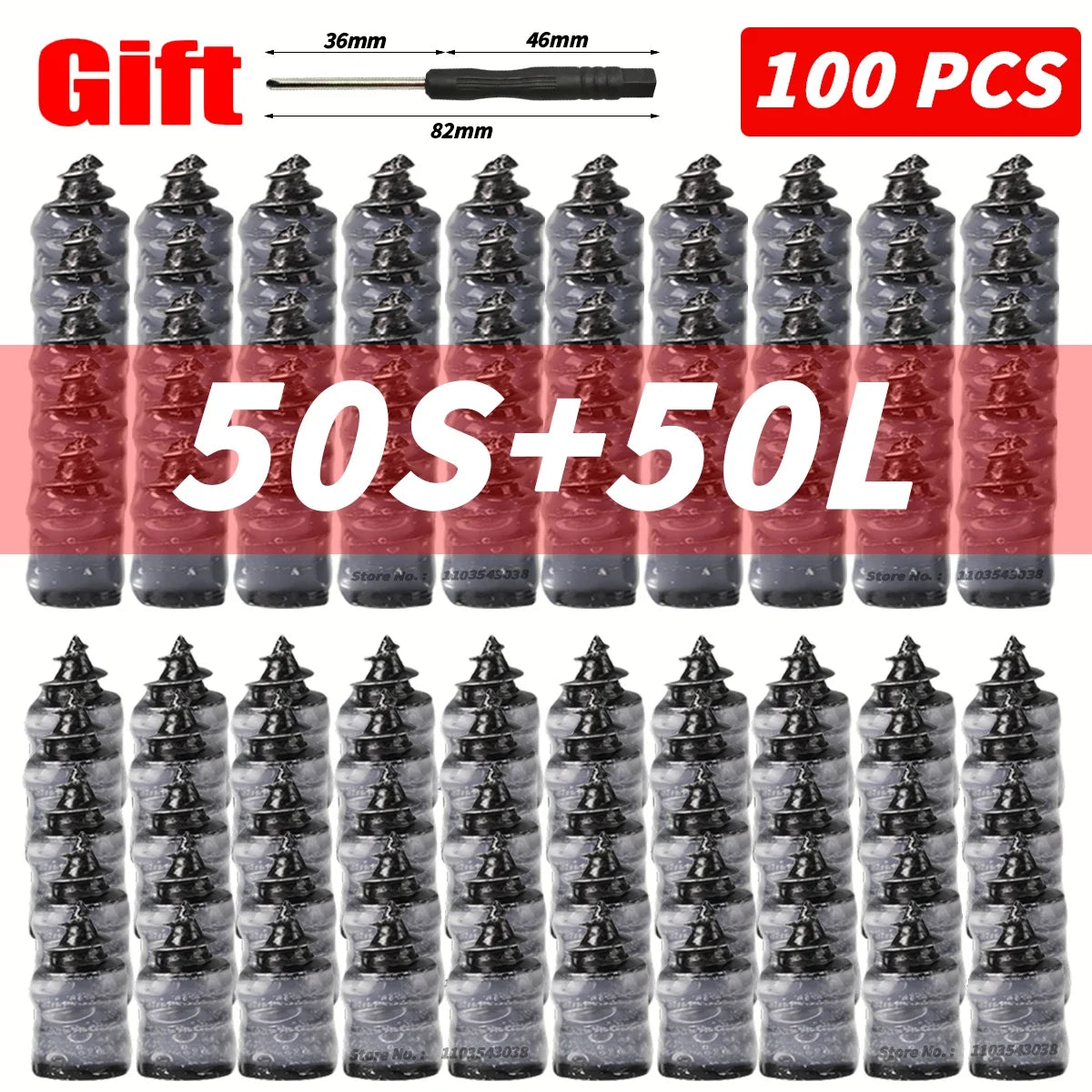 Universal Tubeless Tire Puncture Repair Nails