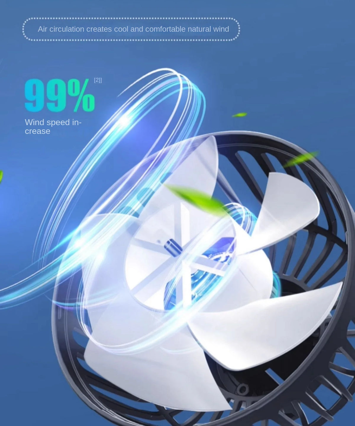 Adjustable USB Powered Car Backseat Cooling Fan