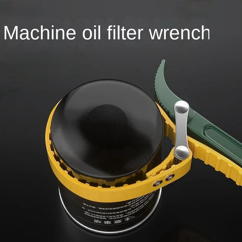 Adjustable Multi-Purpose Strap Wrench for Oil Filters and Pipes