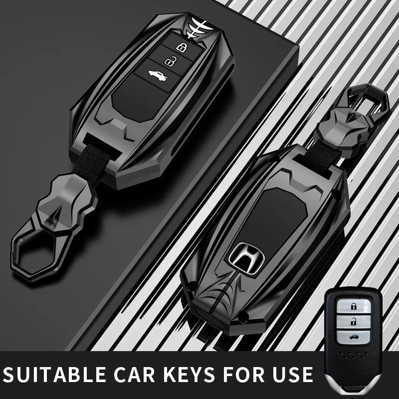 Protective Galvanized Alloy Car Key Case Cover for Honda