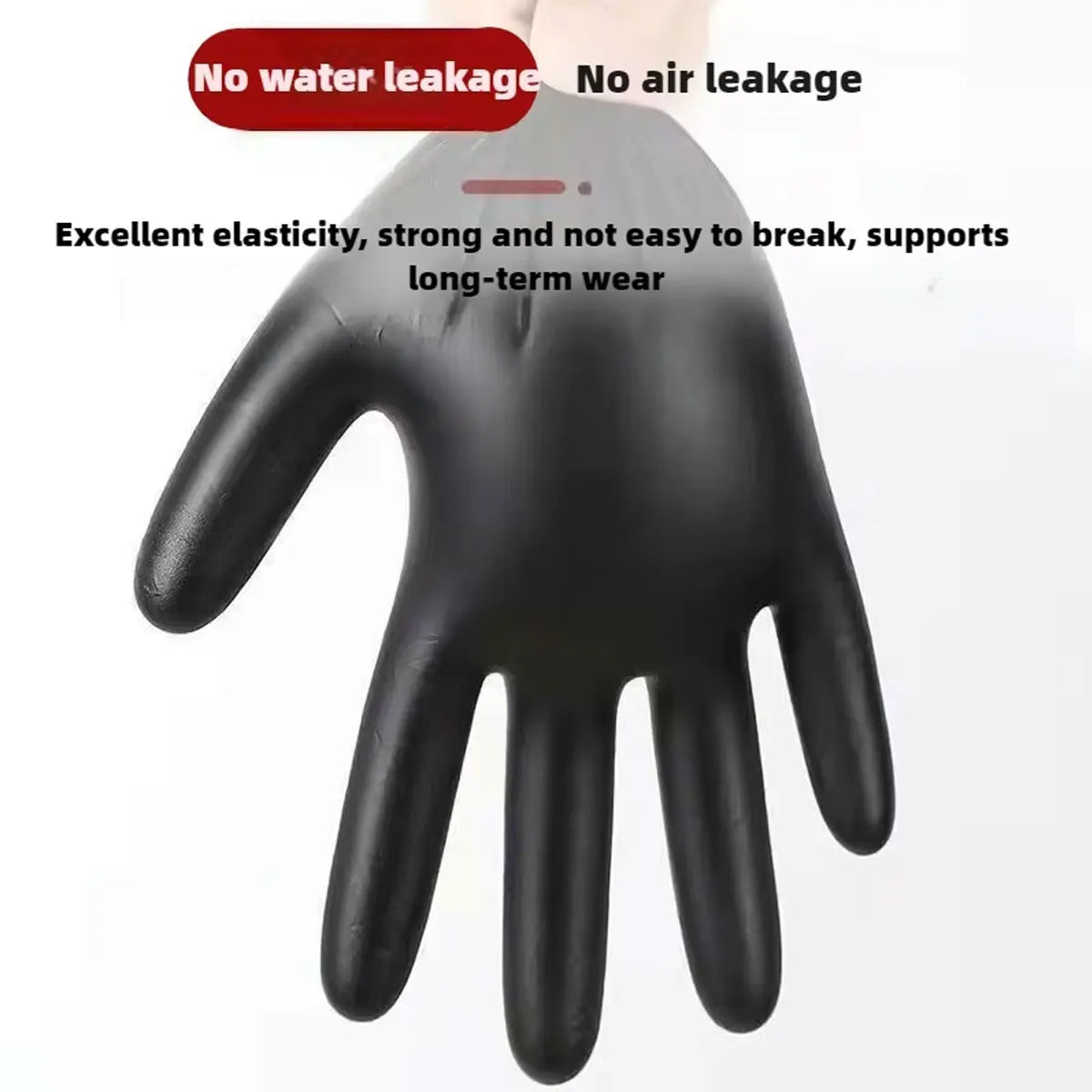 Heavy-Duty Disposable Nitrile Cleaning Gloves - 3