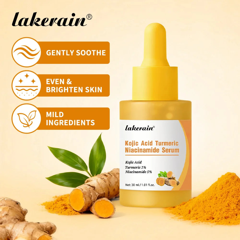 Brightening Kojic Acid and Turmeric Face Serum - 4
