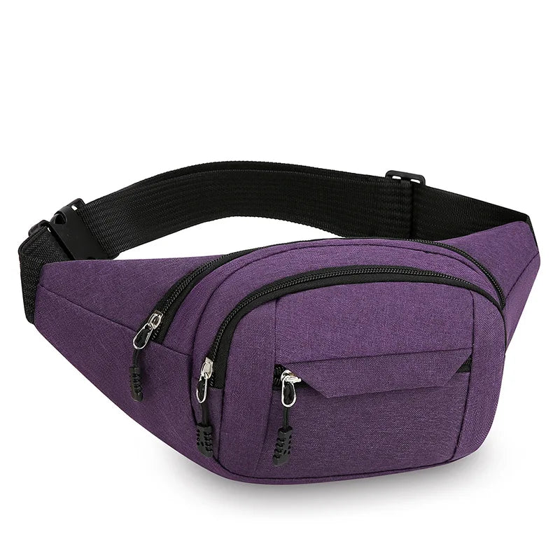 Multifunctional Waist Pack Adjustable Commuter Travel Belt Bag - 17