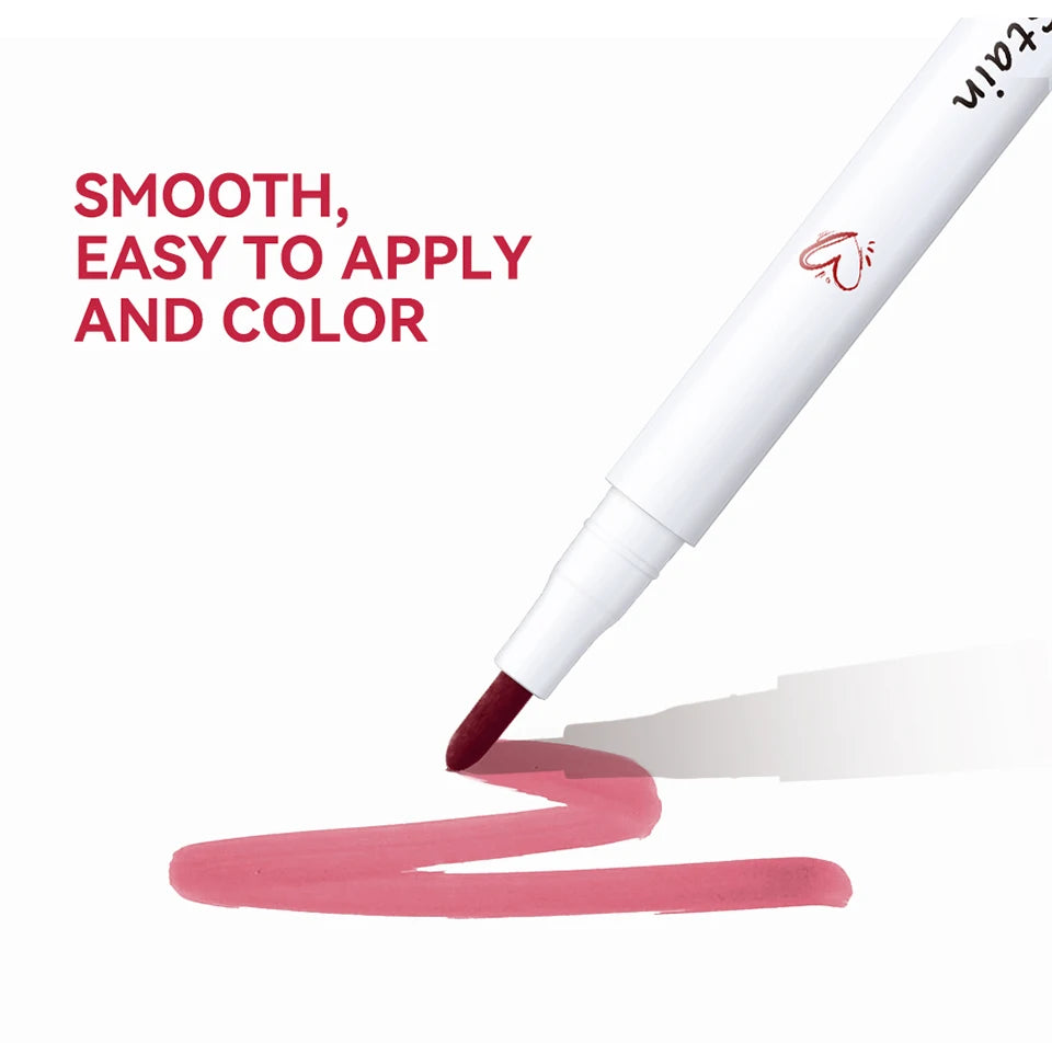 Dual-Ended Matte Lip Contour Stain and Liner Pencil - 24
