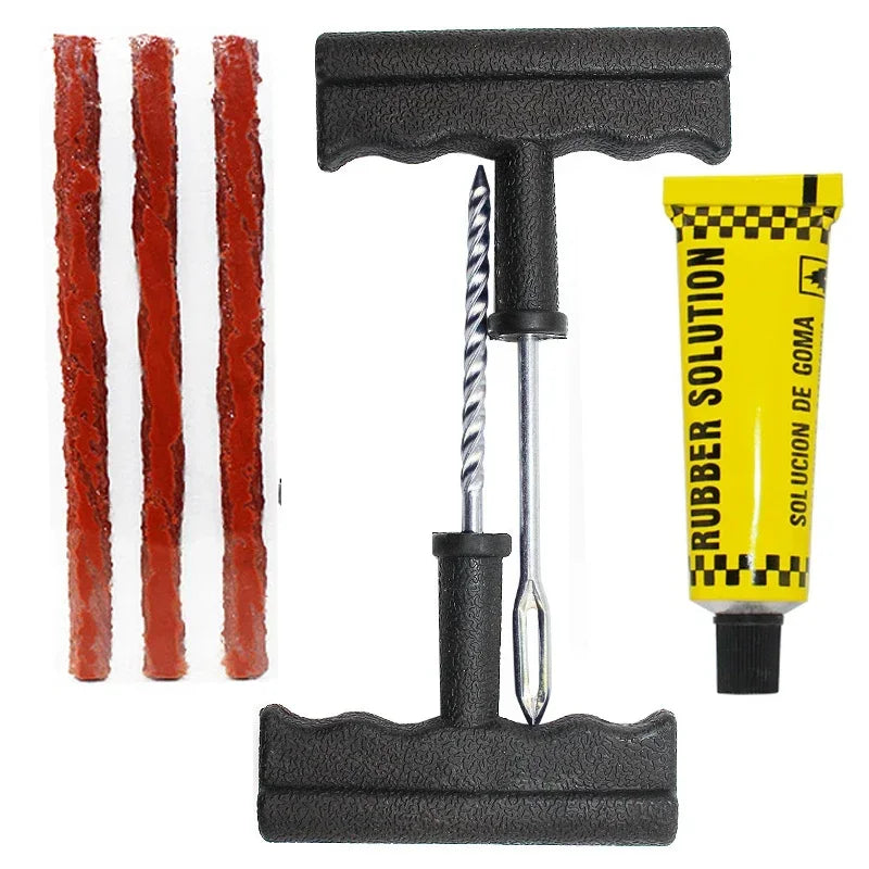 Universal Tubeless Tire Puncture Repair Kit for Roadside Emergencies - 13