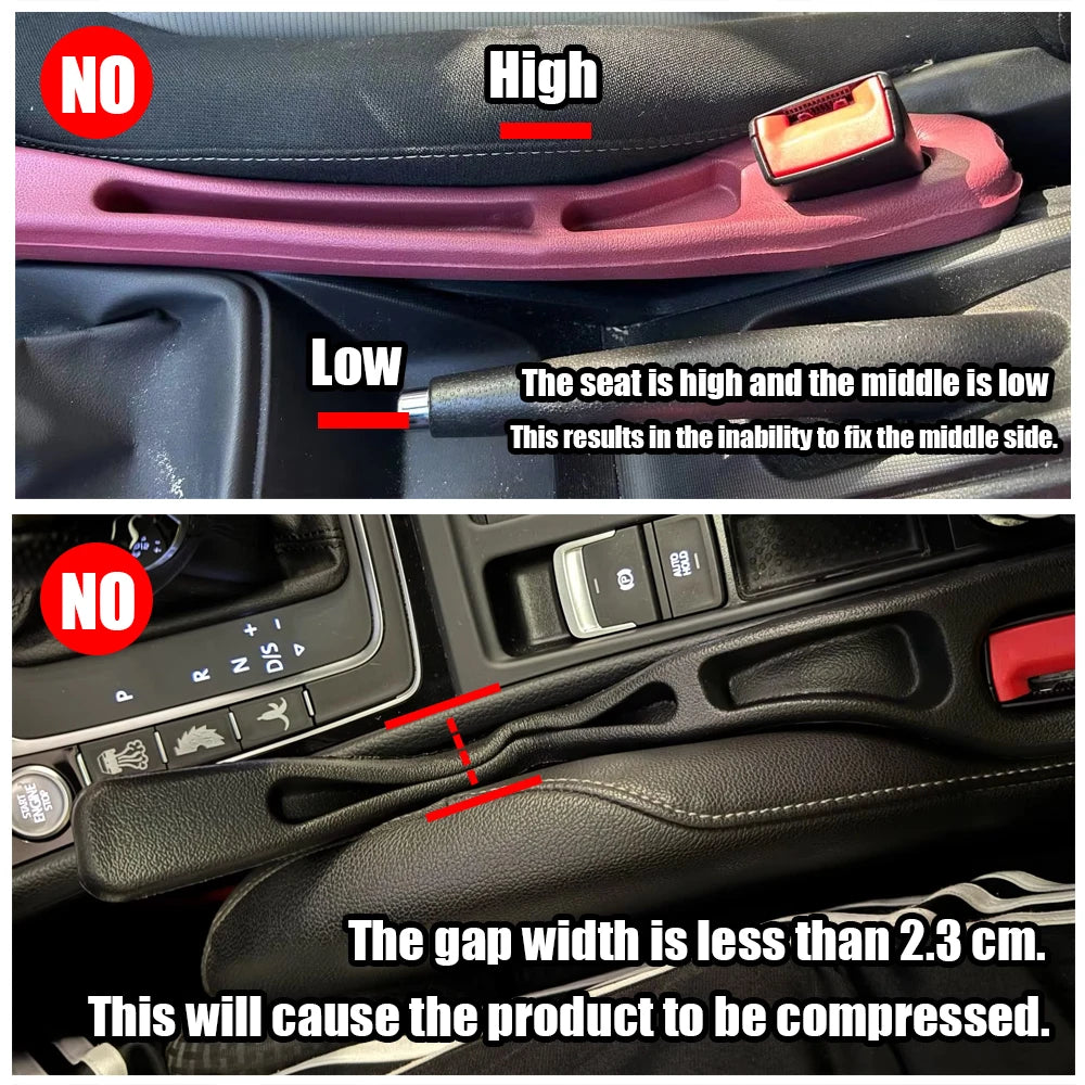 Car Seat Gap Filler Storage Organizer