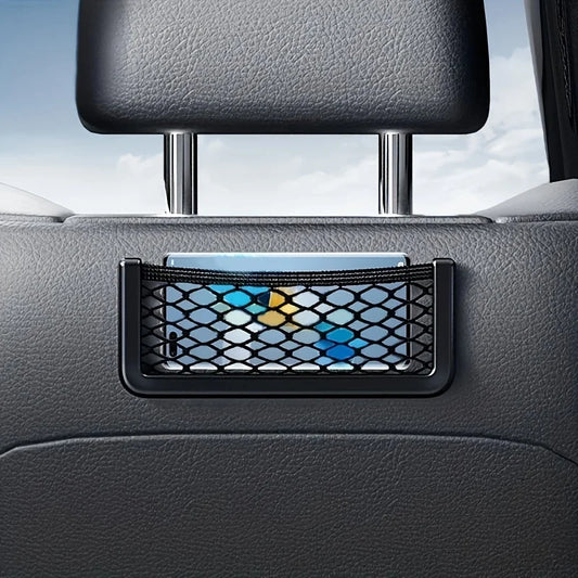 Elastic Mesh Car Seat Organizer and Phone Storage Net