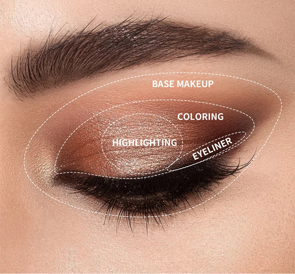 9-Shade Pigmented Eyeshadow Palette for Versatile Makeup Looks - 11