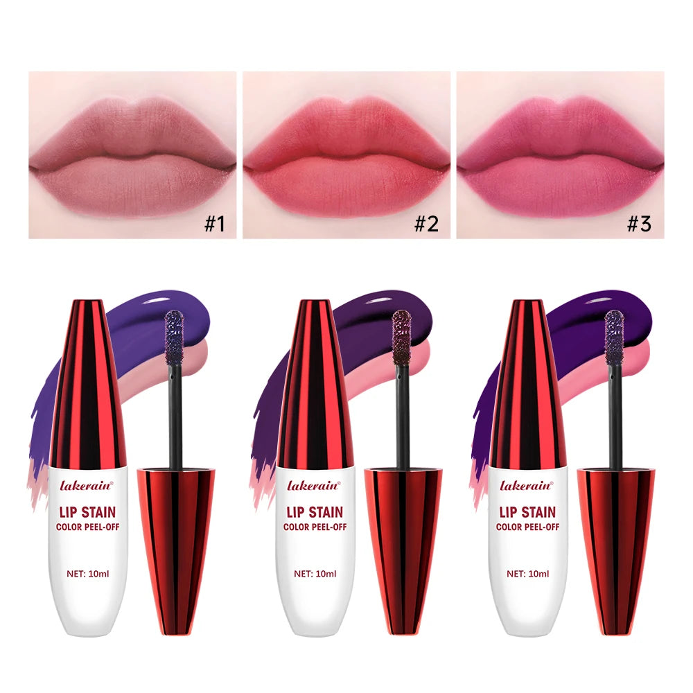 Waterproof Peel-Off Matte Lip Stain Tint - 22